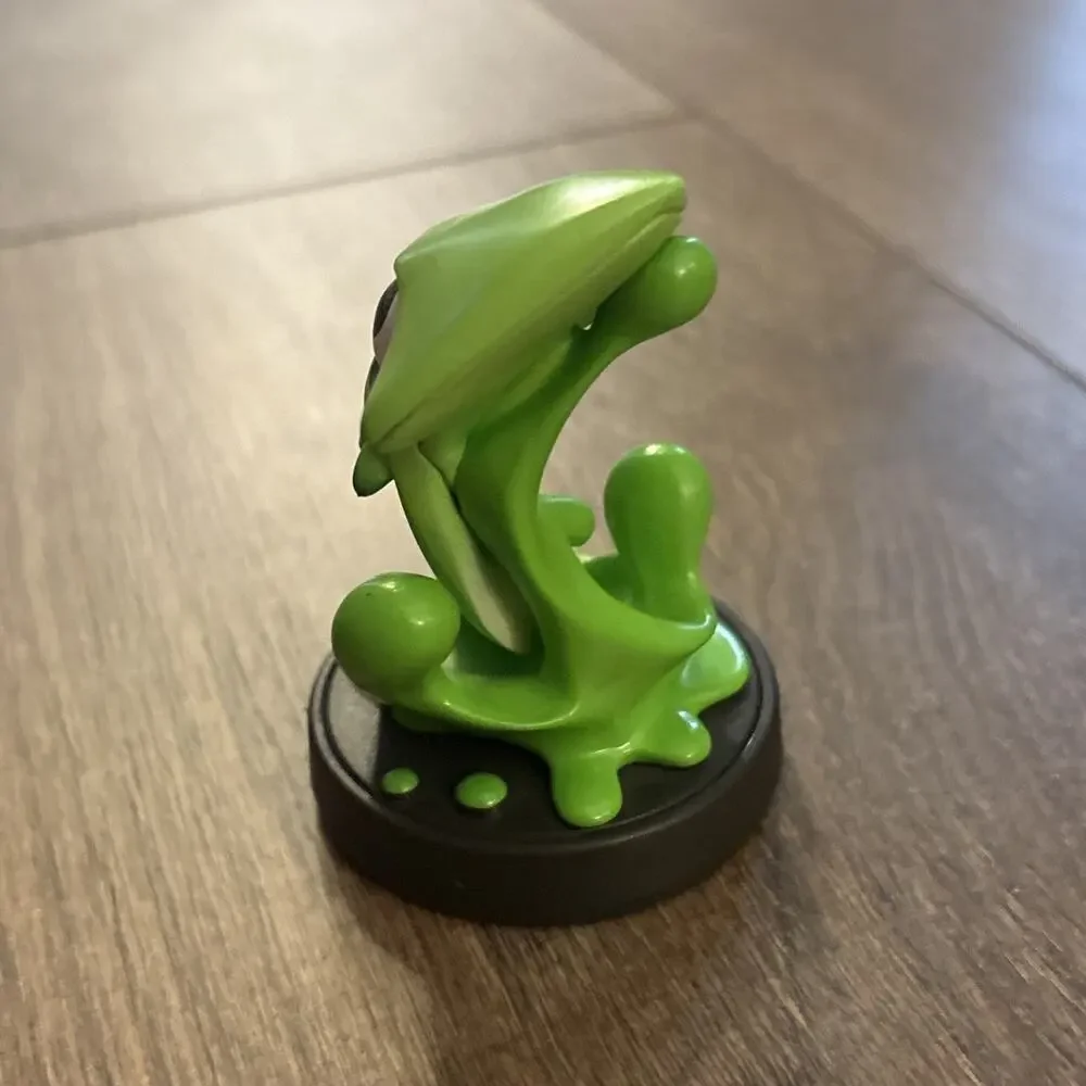 Nintendo Amiibo Inkling Squid Green Figure Splatoon